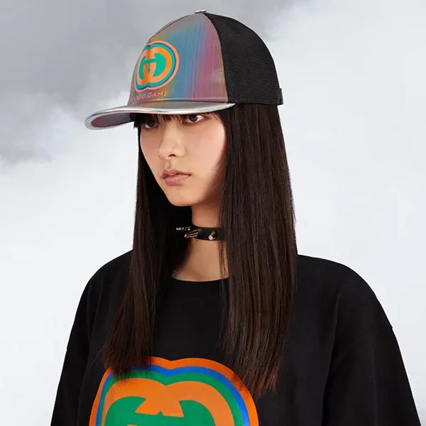Mũ Gucci Good Game Leather Baseball Hat Phối Màu Size S