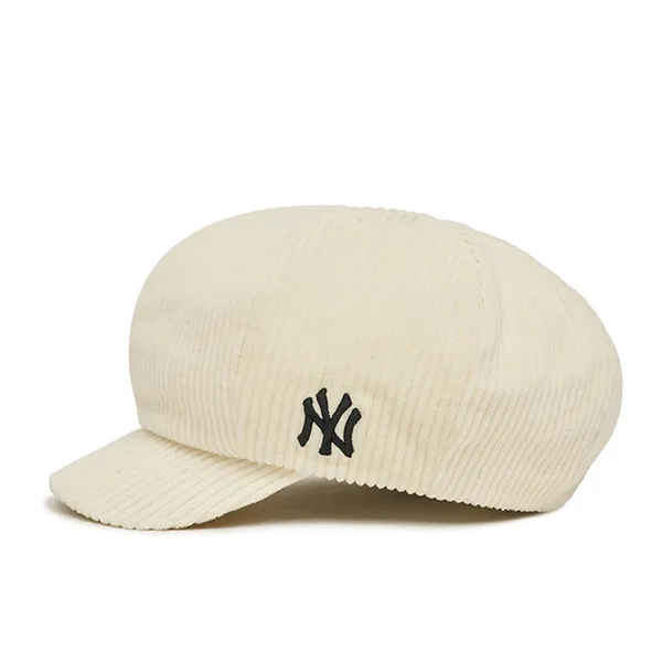Mũ MLB Corduroy Newsboy Cap New York Yankees 3ACBC0126-50CRS Màu Trắng - Mũ nón - Vua Hàng Hiệu