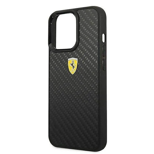 Ốp Điện Thoại Ferrari iphone 13 Pro Max FEHCP13XFCABK Màu Đen - Phụ Kiện Công Nghệ - Vua Hàng Hiệu