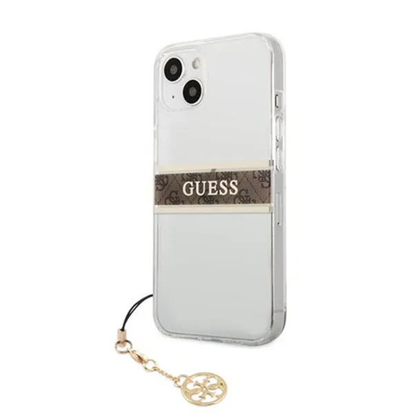 Ốp Điện Thoại Guess Iphone 13 With Charm GUHCP13MKB4GBR Màu Trắng