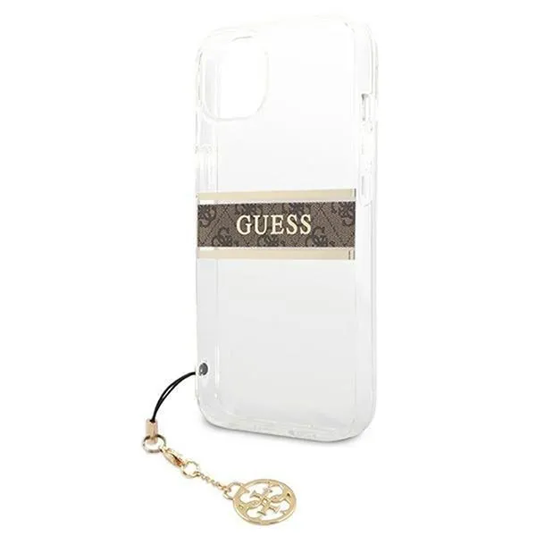Ốp Điện Thoại Guess Iphone 13 With Charm GUHCP13MKB4GBR Màu Trắng