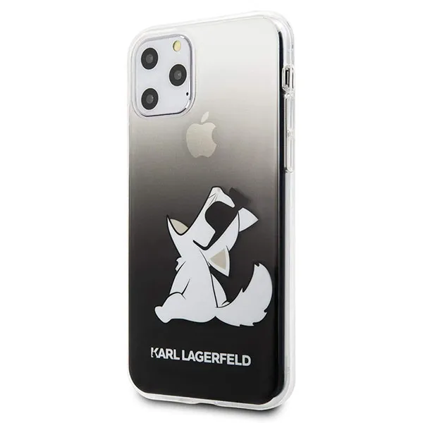 Ốp Điện Thoại Karl Lagerfeld iPhone 11 Pro Max KLHCN65CFNRCBK Màu Đen Xám - 3