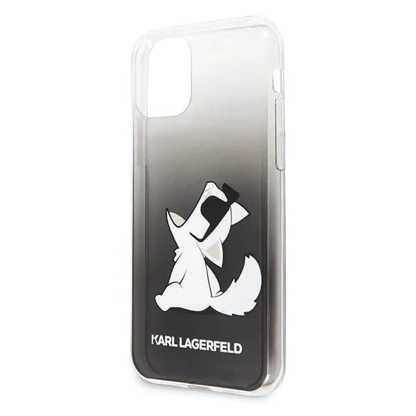 Ốp Điện Thoại Karl Lagerfeld iPhone 11 Pro Max KLHCN65CFNRCBK Màu Đen Xám - 4