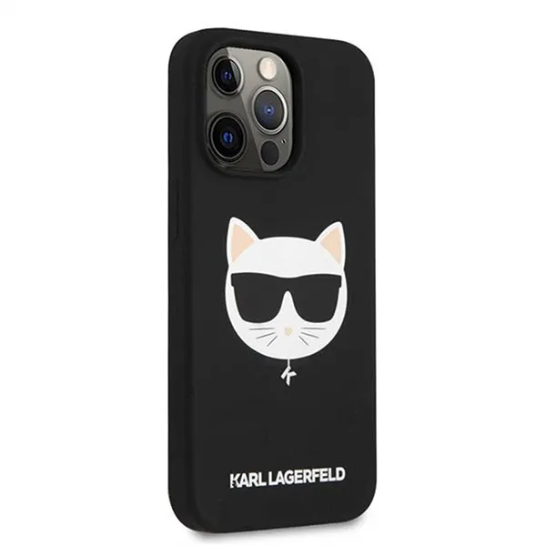 Ốp Điện Thoại Karl Lagerfeld iPhone 13 Pro KLHCP13LSLCHBK Màu Đen