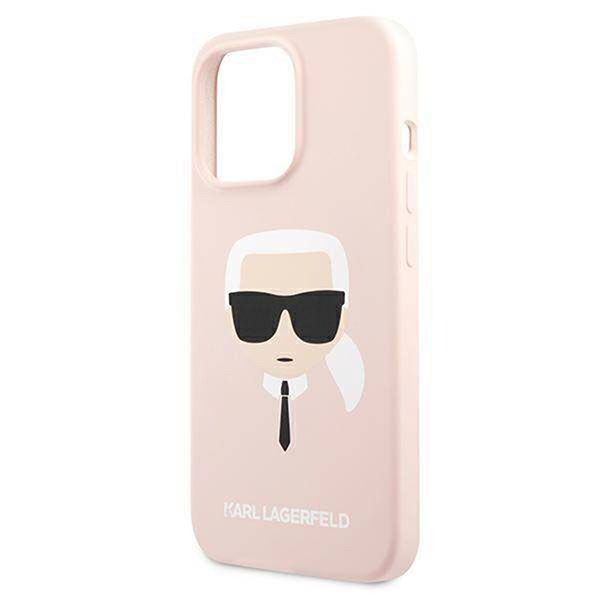 Ốp Điện Thoại Karl Lagerfeld iPhone 13 Pro Max KLHCP13XSLKHLP Ông Già Màu Hồng - 4