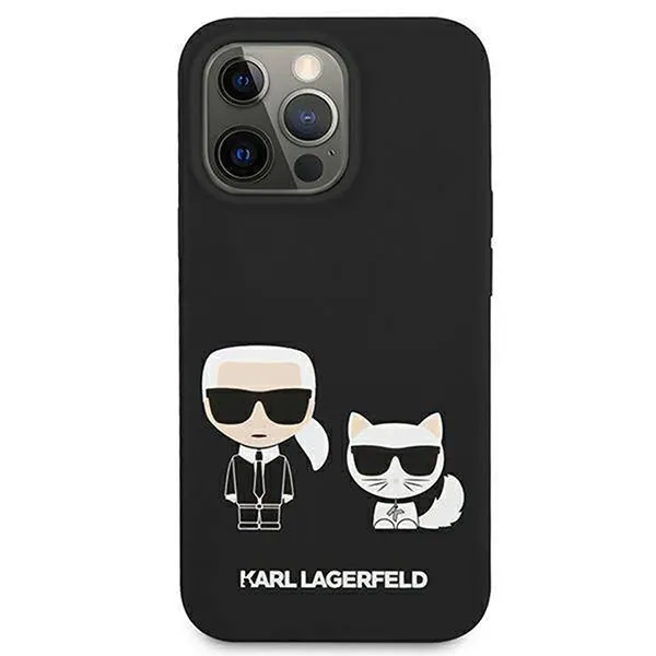 Ốp Điện Thoại Karl Lagerfeld iPhone 13 Pro Max KLHCP13XSSKCK Hai Hình Màu Đen - Phụ Kiện Công Nghệ - Vua Hàng Hiệu