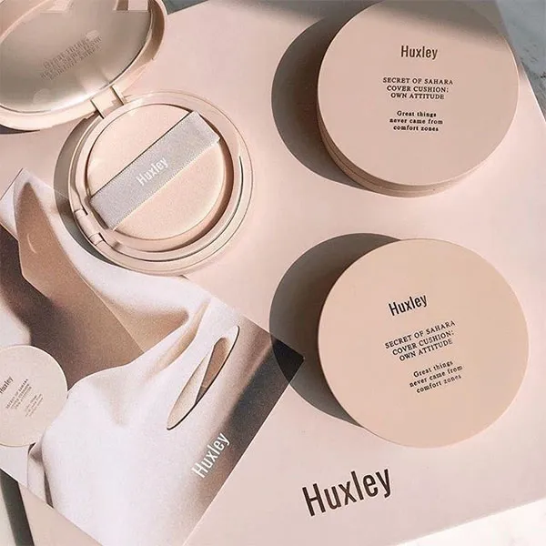 Phấn Nước Huxley Cover Cushion Own Attitude 1 White Desert 12g - Trang điểm - Vua Hàng Hiệu