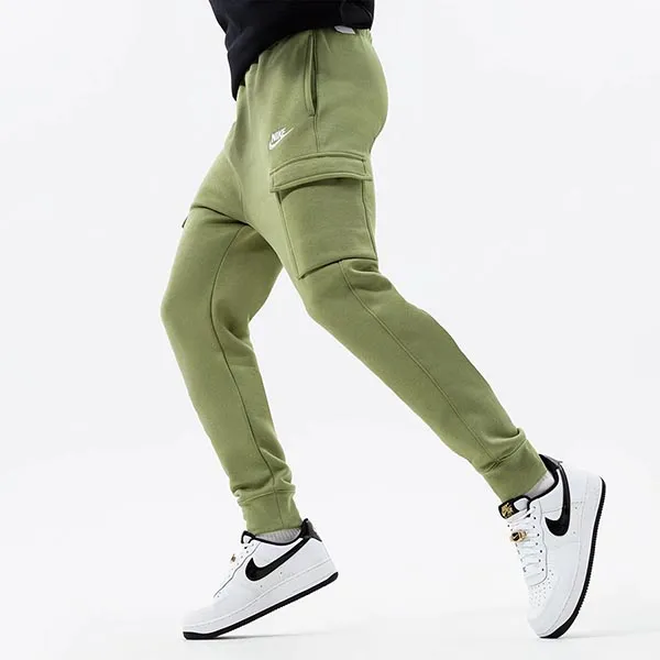 Quần Dài Nỉ Nike Trousers Sportswear Club Fleece CD3129-334 Màu Xanh Lá Size M - Thời trang - Vua Hàng Hiệu