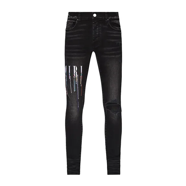 Quần Jean Amiri Paint Drip Core Logo Jean Màu Đen - Thời trang - Vua Hàng Hiệu