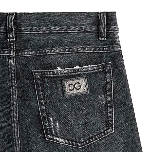 Quần Jeans Nam Dolce & Gabbana D&G Grey Slim GY07CD G8EG4 S9001 Màu Xám Size 46