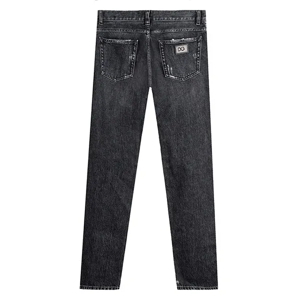 Quần Jeans Nam Dolce & Gabbana D&G Grey Slim GY07CD G8EG4 S9001 Màu Xám Size 50