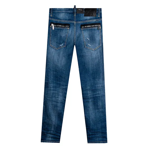 Quần Jeans Dsquared2 D2 Skater S74LB1169 S30342 470 Màu Xanh Size 44