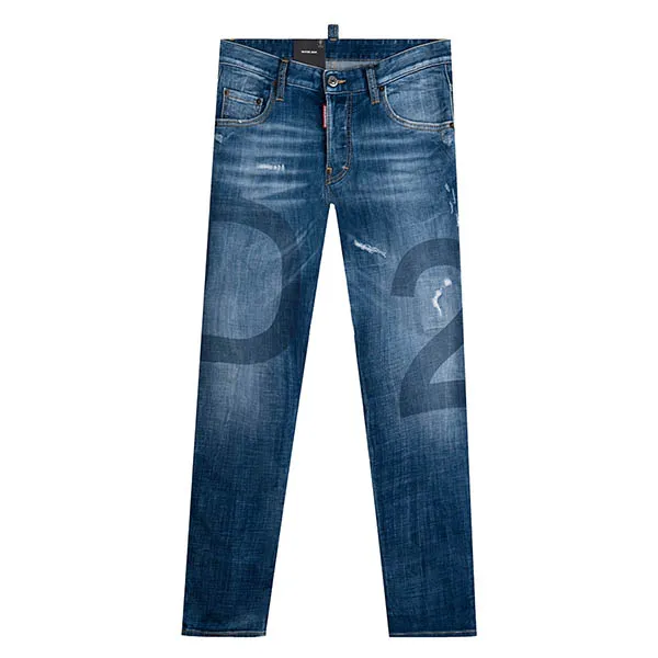 Quần Jeans Dsquared2 D2 Skater S74LB1169 S30342 470 Màu Xanh Size 44