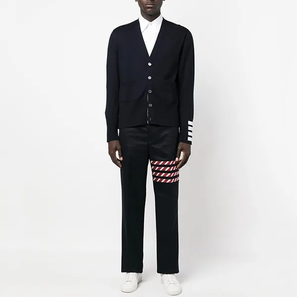 Quần Tây Thom Browne 4-Bar Tailored MTU316A03788 Màu Xanh Đen - Thời trang - Vua Hàng Hiệu