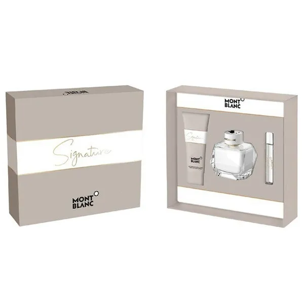Set Nước Hoa + Dưỡng Thể Montblanc Signature Gift Set 3 Món - Nước hoa - Vua Hàng Hiệu