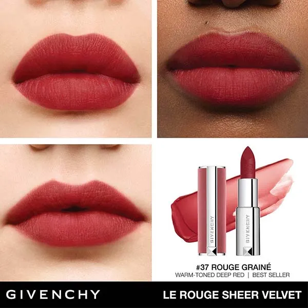 Set Son Givenchy Mini Le Rouge Couture Lipstick 4 Màu (Phiên Bản Giới Hạn) - Son Môi - Vua Hàng Hiệu