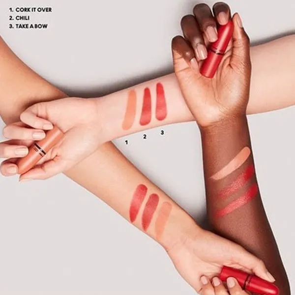 Set Son MAC Three Cheersi Lipstick TriQ Destined 3 Màu - Son Môi - Vua Hàng Hiệu