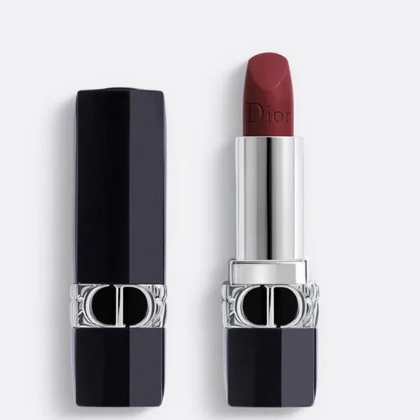 Son Dior 943 Euphoric Matte Rouge Refilable Lipsticks Màu Đỏ Nâu Đất - Son Môi - Vua Hàng Hiệu