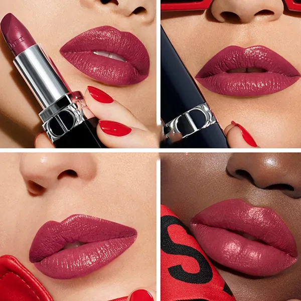 Son Dior Metallic 976 Daisy Plum Màu Đỏ Mận