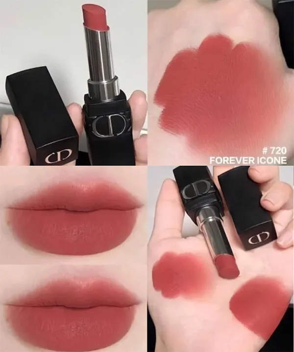Son Dior Rouge Dior Forever Transfer-Proof Lipstick 720 Forever Icon Màu Hồng Khô
