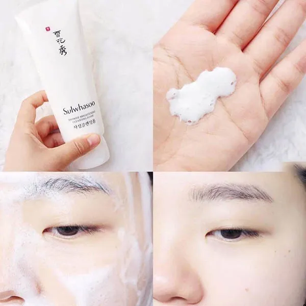 Sữa Rửa Mặt Dưỡng Trắng Da Sulwhasoo Snowise Brightening Cleansing Foam 150ml - Sữa Rửa Mặt - Vua Hàng Hiệu