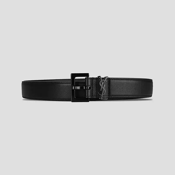 Thắt Lưng Nam Yves Saint Laurent YSL Monogue 634440 BOO0U 100 Màu Đen Size 90 - Thắt lưng - Vua Hàng Hiệu