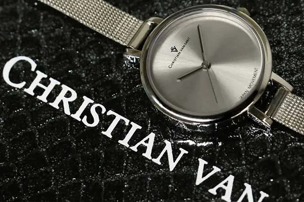 Đồng Hồ Nữ Christian Van Sant Women's Bria Silver Dial Watch CV3815 Màu Đen - 2