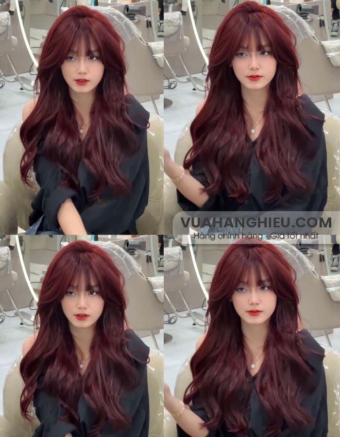 Đỏ Cherry  Ko Tẩy tóc Màu nhuộm của sự quyến rũ   By HAIR SALON TÂY BÙI   Facebook