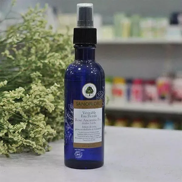Toner Sanoflore Véritable Eau Florale De Rose Ancienne Certifiée Bio 200ml - Mỹ phẩm - Vua Hàng Hiệu