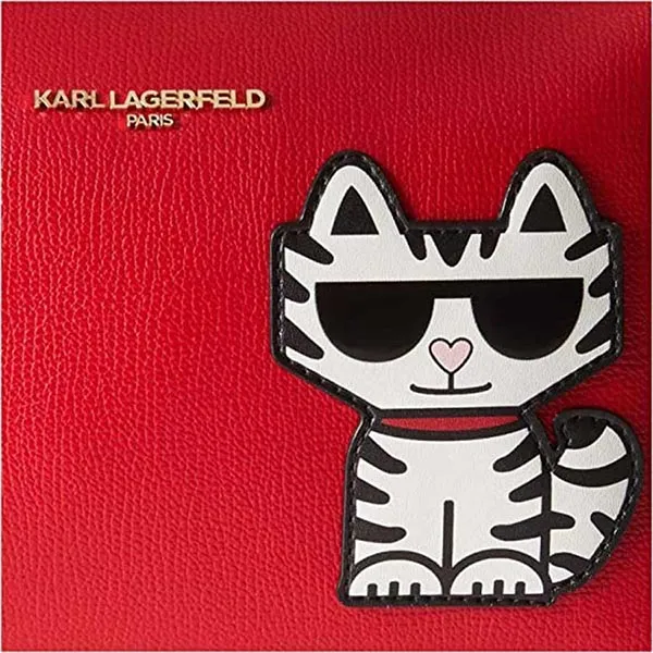 Túi Cầm Tay Karl Lagerfeld Maybelle Crossbody LH9R11AV RD9 Màu Đỏ - Túi xách - Vua Hàng Hiệu