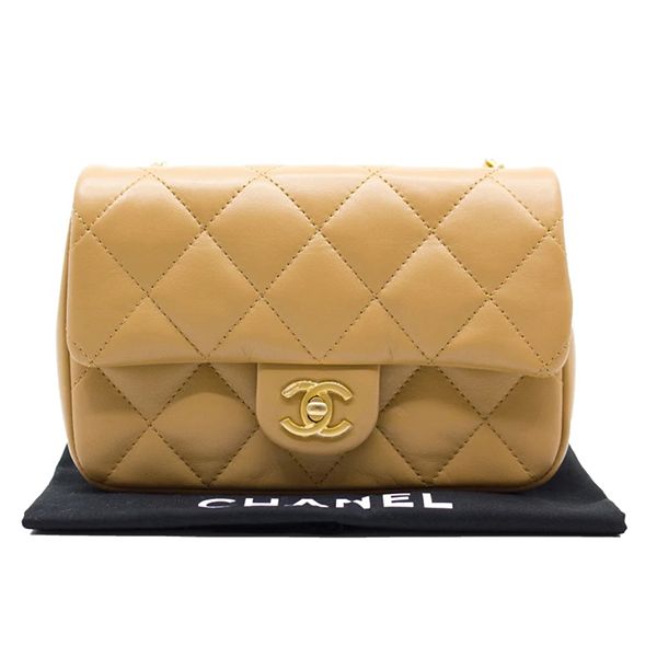 Chanel Black Quilted Mini Flap with Heart Charms Brand New orangeporter