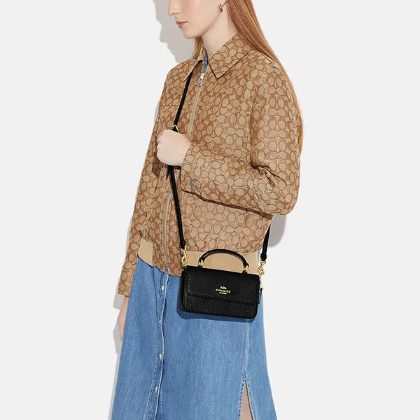 Túi Đeo Chéo Coach Mini Josie Top Handle Crossbody CC882 Màu Đen