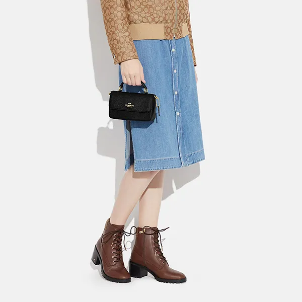 Túi Đeo Chéo Coach Mini Josie Top Handle Crossbody CC882 Màu Đen