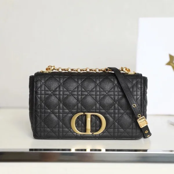 Mua Túi Đeo Chéo Dior Medium Dior Caro Bag Black Supple Cannage Calfskin  Màu Đen - Dior - Mua Tại Vua Hàng Hiệu H062360