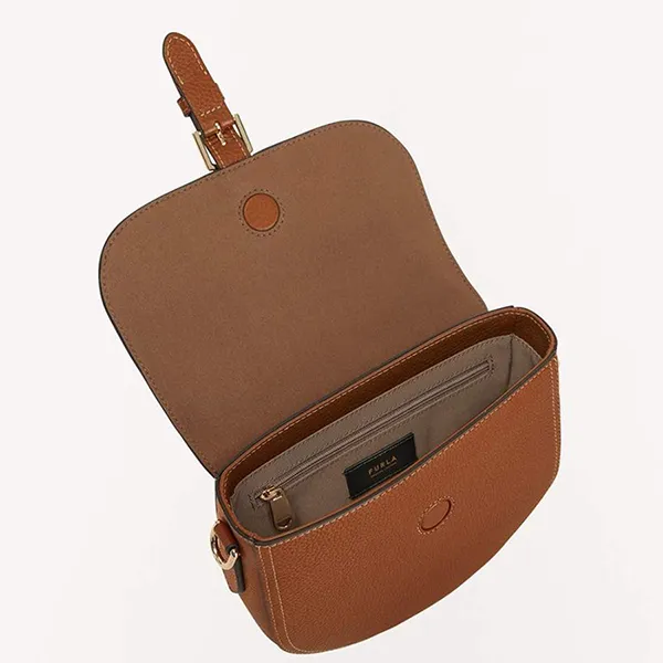Túi Đeo Chéo Furla Urania Crossbody Mini Cognac H Màu Nâu