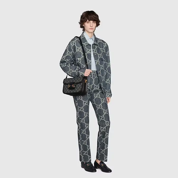 Túi Đeo Chéo Gucci Horsebit 1955 Shoulder Bag Màu Đen