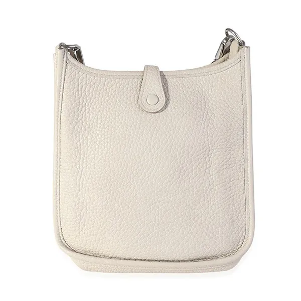 Túi Đeo Chéo Hermès Mini Evelyne Beton Clemence Phw Màu Trắng N-QL