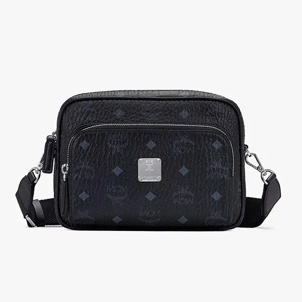 Túi Đeo Chéo MCM Aren Crossbody In Visetos MMRAAKC02BK001 Màu Đen