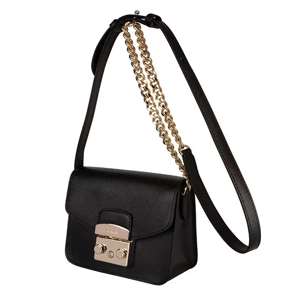 Túi Đeo Chéo Furla Metropolis Mini Crossbody Nero Màu Đen