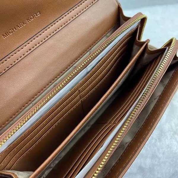 Túi Đeo Chéo Michael Kors MK Jet Set Item Multi Crossbody Bag 35F2GTTC3J-405 Màu Xanh Denim