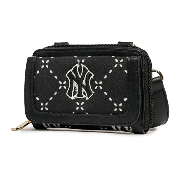 Túi Đeo Chéo Trẻ Em MLB Kids Dia Monogram Wallet New York Yankees 7ACRMD43N-50BKS Màu Đen Size 12