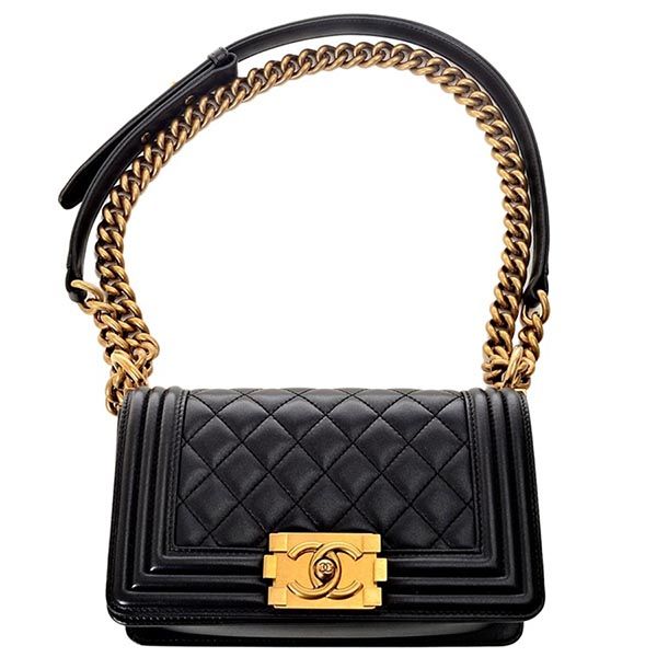 Mua Túi Đeo Vai Chanel Small Boy Lambskin Bag In Pearly Black With Gold  Hardware Màu Đen - Chanel - Mua Tại Vua Hàng Hiệu H062669
