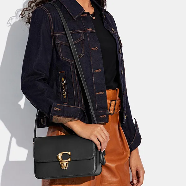 Túi Đeo Vai Coach Studio Shoulder Bag C6641, Size 25 Màu Đen