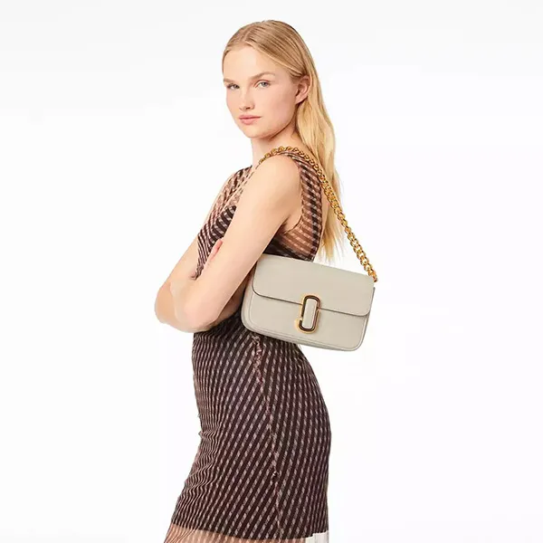Túi Đeo Vai Marc Jacobs The J Marc Shoulder Bag Màu Trắng Kem Size 24 - Túi xách - Vua Hàng Hiệu