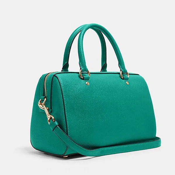 Túi Xách Coach Rowan Satchel Bright Jade 79946 Màu Xanh