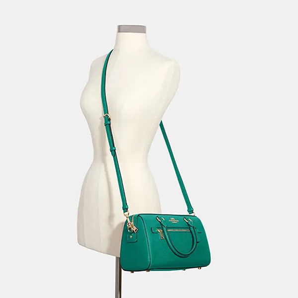 Túi Xách Coach Rowan Satchel Bright Jade 79946 Màu Xanh