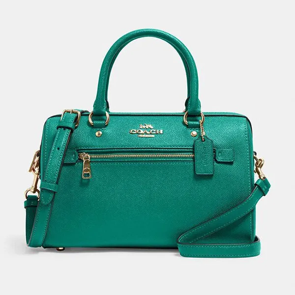 Túi Xách Coach Rowan Satchel Bright Jade 79946 Màu Xanh