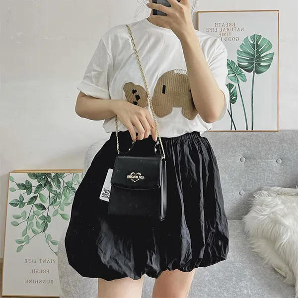 Túi Xách Love Moschino Bag Women Black Màu Đen - Túi xách - Vua Hàng Hiệu