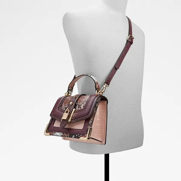 Túi Xách Tay Aldo Iconilock Top Handle Bag Màu Đỏ