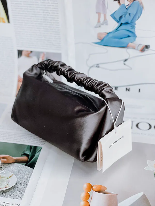 Túi Xách Tay Alexander Wang Scrunchie Mini Bag Màu Đen - Túi xách - Vua Hàng Hiệu